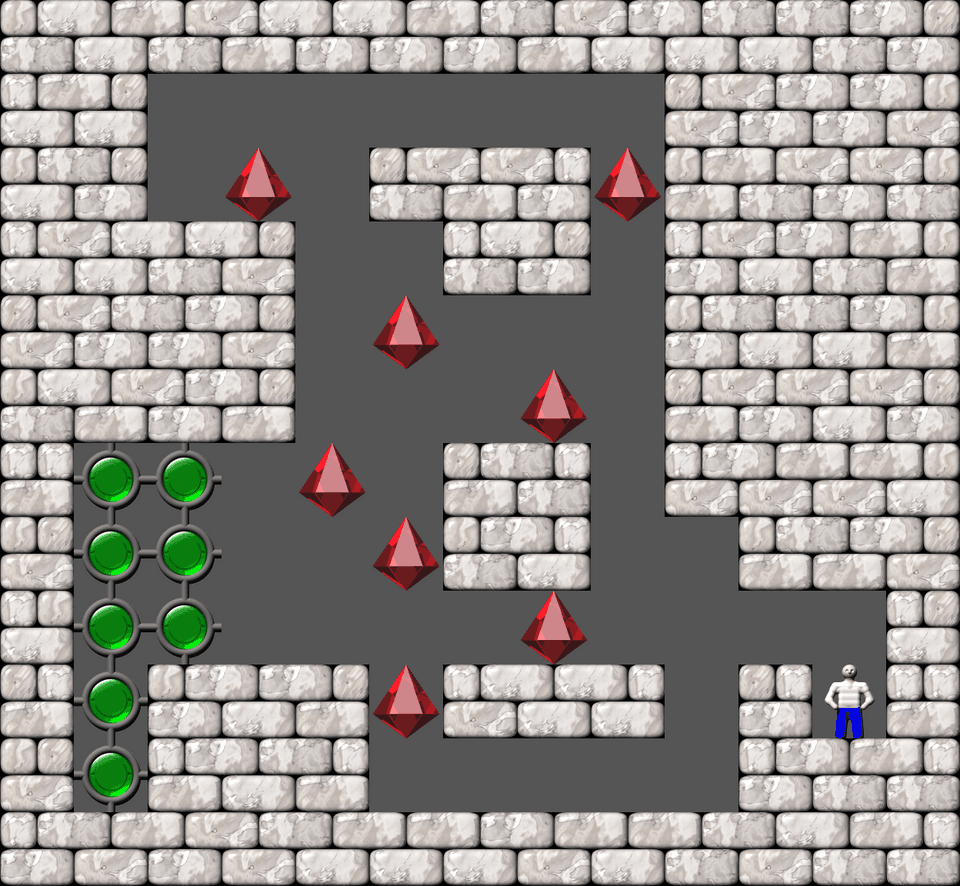 Сокобан More Bugs collections уровень 20